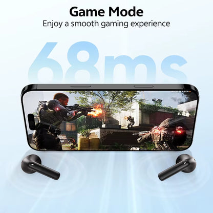 Ailybuds E10 Wireless Earphones Hi-Res Audio with LDAC Codec Headphones Bluetooth 5.4 TWS Earbuds Semi-In-Ear Headsets 27H